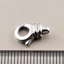 別アングル1: 【在庫限り特価】カニカン/クラスプ 11mm　1個 シルバーパーツ ロジウム加工