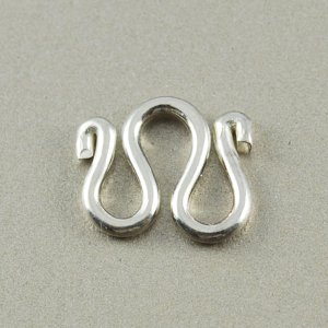 画像1: フック 約6.2mm×8.0mm シルバーパーツ