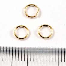 別アングル1: 丸カン 5mm 10個 Gold Filled（ゴールドフィルド）14KGF/K14GF 