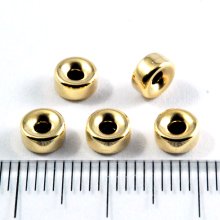 別アングル1: スペーサーラウンド ロンデル 5.0mm Gold Filled（ゴールドフィルド）14KGF/K14GF 1個 