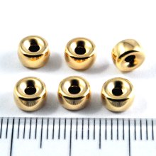 別アングル1: スペーサーラウンド ロンデル 6.0mm Gold Filled（ゴールドフィルド）14KGF/K14GF 1個 