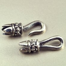 別アングル1: 革用フック　4mm-5mm　1セット 