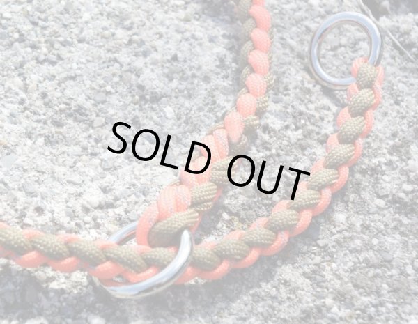 画像2: 【選べるカラー35色/オーダーメイド】犬用/ハーフチョーク/パラ チョーク/パラコードチョーク/パラシュートコード/首輪/幅約9mm