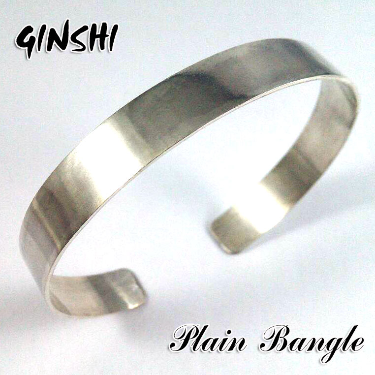 画像: 【ＧＩＮＳＨＩ】10mm/13cm-18cm/プレーン/シンプル/バングル/silver950【オーダーメイド】UPしました。