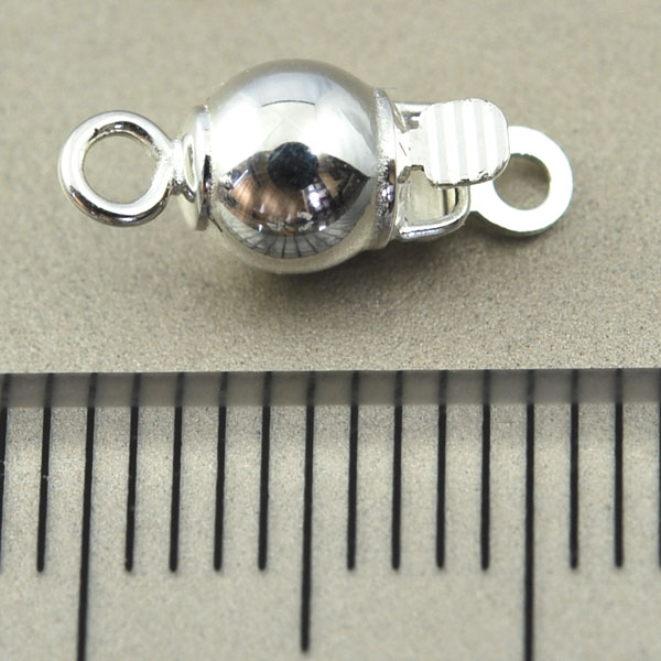 画像: 丸玉クラスプ 全長11.5mm　1個