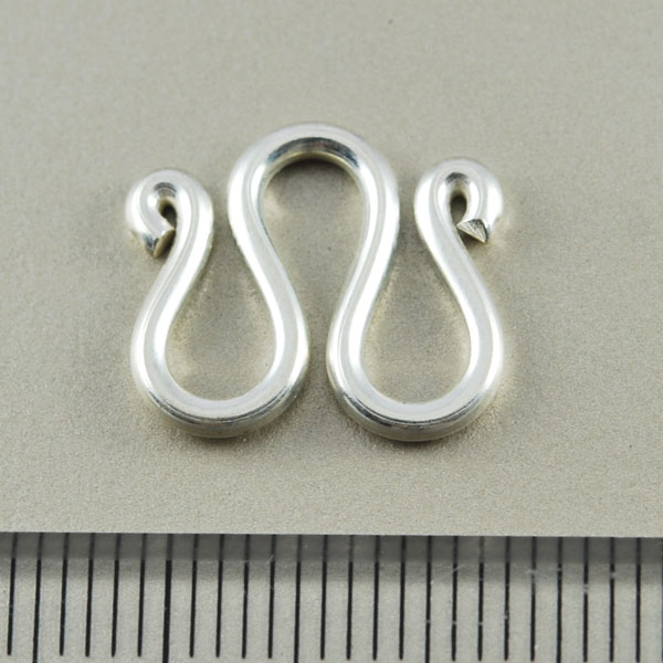 画像: フック 約12.6mm×14.6mm シルバーパーツ