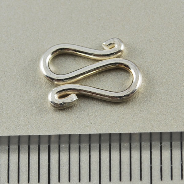 画像: フック 約11.0mm×8.0mm シルバーパーツ