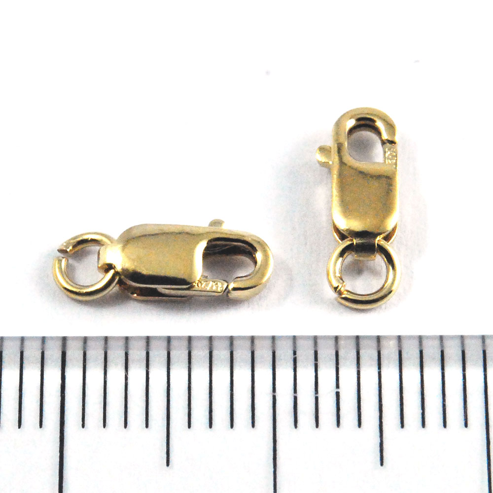 画像: カニカン ロブスター 8mm 1個 Gold Filled（ゴールドフィルド）14KGF/K14GF 